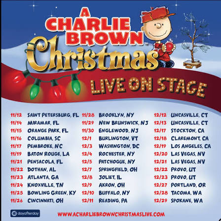 A Charlie Brown Christmas: Live on Stage concert tour poster 2026