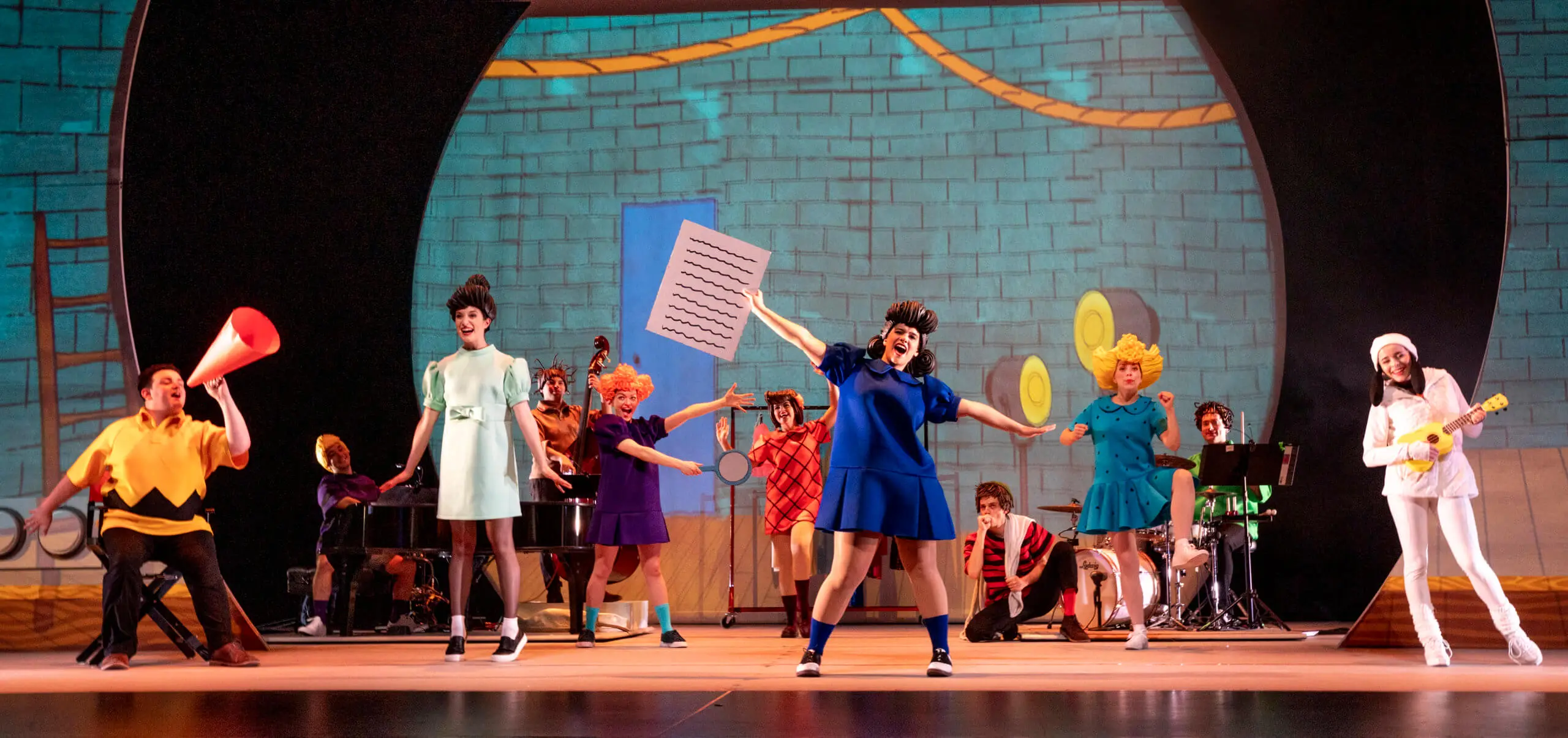 Crowd at a A Charlie Brown Christmas: Live on Stage show